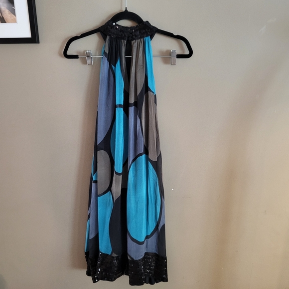 Zara lined silk halter dress, size M - Picture 2 of 15